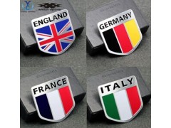 求購(gòu)德國(guó)英國(guó)意大利法國(guó)國(guó)旗改裝汽車標(biāo)牌 銘牌 車標(biāo)