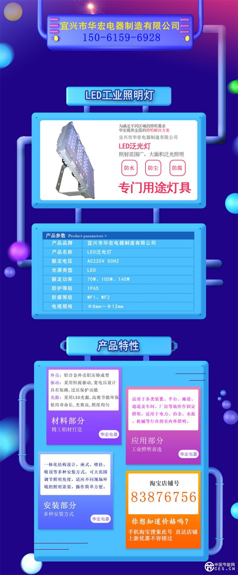 NFC9760 LED泛光燈 詳情圖