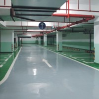 源城4S店地坪漆施工
