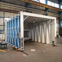 臨沂環(huán)保包過伸縮式噴漆房廠家