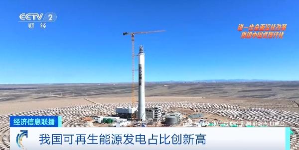 全國新增發(fā)電量八成來自可再生能源！我國可再生能源發(fā)電占比創(chuàng)新高