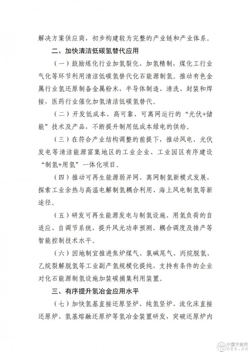 工業(yè)和信息化部等三部門關(guān)于印發(fā)《加快工業(yè)領(lǐng)域清潔低碳氫應(yīng)用實施方案》的通知 工業(yè)和信息化部等三部門關(guān)于印發(fā)《加快工業(yè)領(lǐng)域清潔低碳氫應(yīng)用實施方案》的通知