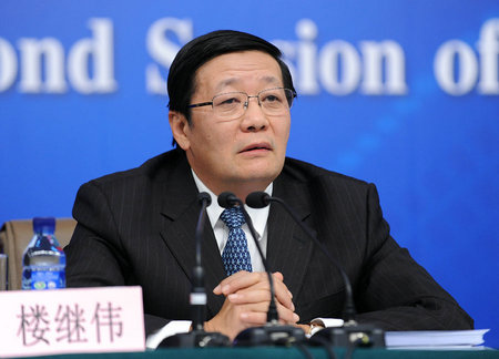 財(cái)政部部長樓繼偉談霧霾和環(huán)保稅問題