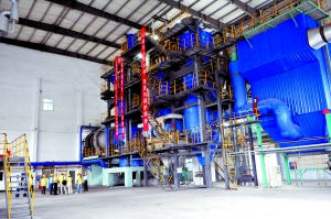 圖為浙江巨化集團(tuán)的危險(xiǎn)廢物和固體廢料焚燒處理裝置。