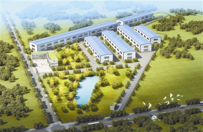 扎魯特旗美境循環(huán)經(jīng)濟有限公司鳥瞰圖。