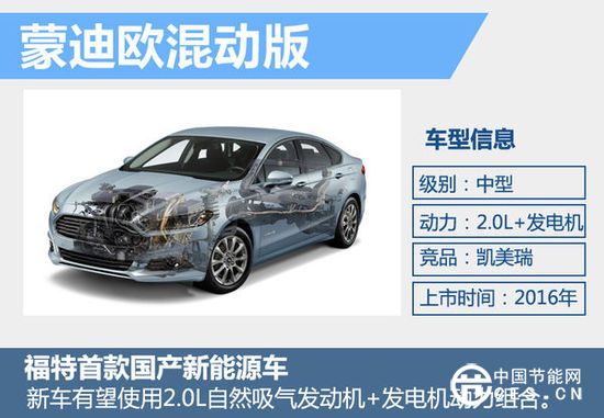 福特首款國(guó)產(chǎn)新能源車(chē)曝光 搭混動(dòng)系統(tǒng)