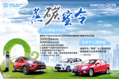 蜜令已發(fā) 北汽新能源邀你一起做“蒸碳達(dá)人” 汽車殿堂
