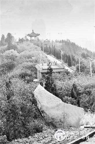 修復(fù)后的郎茂山。