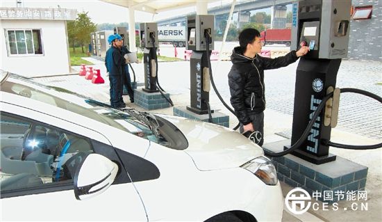 浙江高速服務區(qū)建成電動汽車快充站